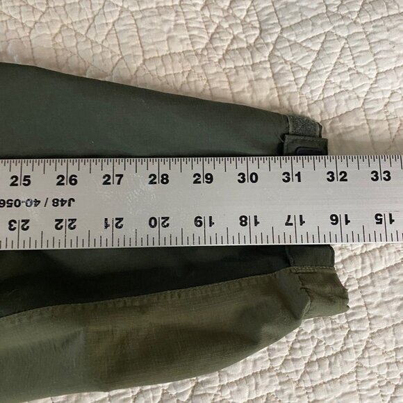 TecH20 Guide Series Hooded Waterproof Breathable Green Nylon Full Zip Raincoat L - Picture 6 of 11